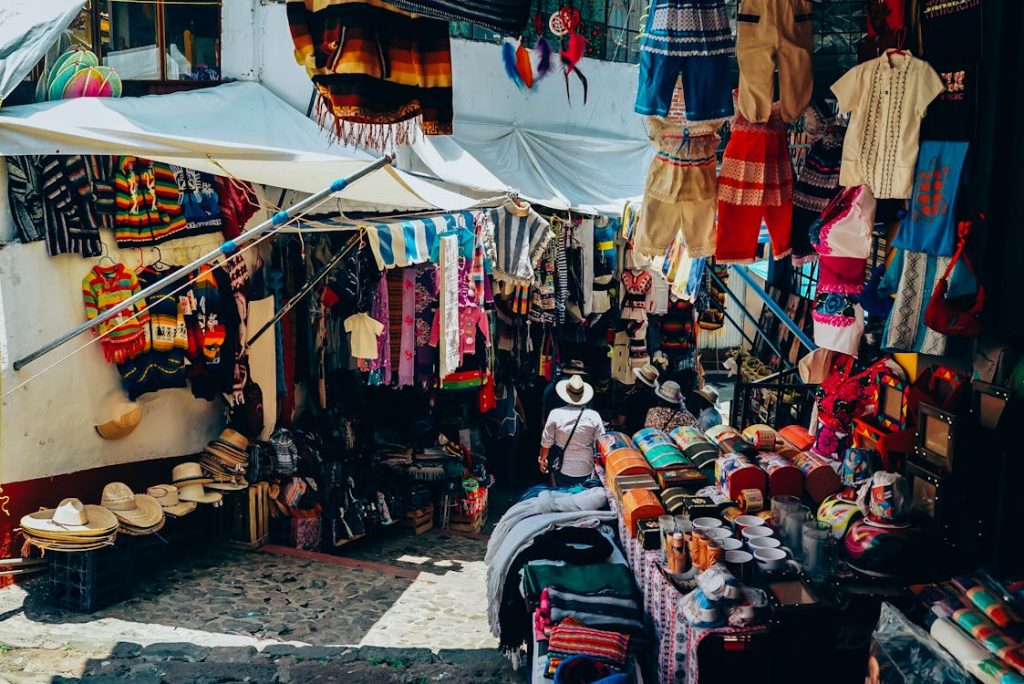 Clothing Stall in Manor Lords